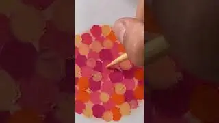 Easy oil pastel drawing - Bouquet of Roses 