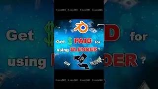 Make money using blender 😱😱 #shorts #blender #blendertutorial