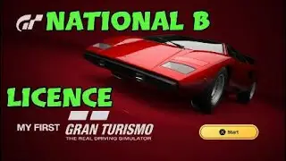 New GT7 National B License My First Gran Turismo