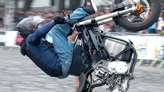 Electric Motorcycle Stunt Show