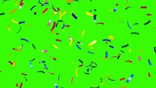 Confetti green screen effect || #108 short green screen effect 2021