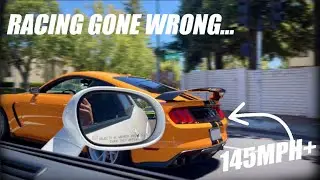 Passed a Cop Doing 145mph+...(Racing Gone Wrong)