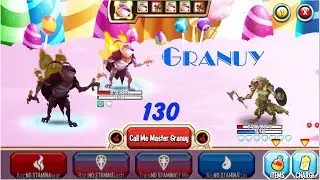 Monster Legends : Granuy level 1-130 combat review