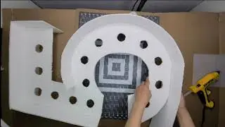 Numero de 30 pulgadas con luces para fiestas. #diy #manualidades #dollar tree