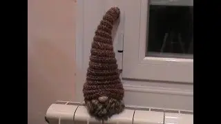 Gnomo navideño, crochet ganchillo