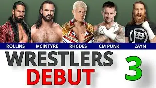 When WWE Wrestlers Make his in ring DEBUT part 3. (Prsesent/Former/Alumni).