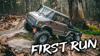 Axial SCX10 II 6x6: Stock First Woods Run
