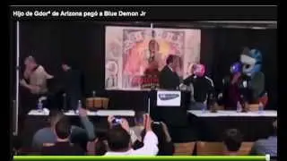 Blue Demon JR Calma Con Un Golpe Al Hijo De La Gobernadora de Arizona Por Faltarle Al Respeto
