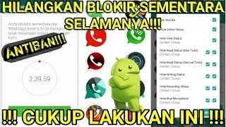 BLOKIR HILANG SELAMANYA DENGAN INI!!! TUTORIAL CARA ANTIBAN WHATSAPP | DICKY ID
