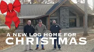 NEW Log Home for Christmas!