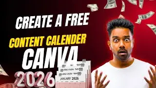 Create a FREE Content Calendar in Canva | Social Media Planning 2026 | Complete Tutorial