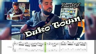 Duko Town | Fretless bass solo and groove with TAB's