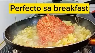 Ginisang Cornbeef na may patatas  masarap para sa almusal | Pinoy Food