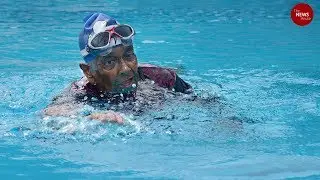 84-year-old swimmer Dr Sara Varghese is inspiring other women to take to the water