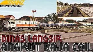 DINAS LANGSIR GERBONG BAJA COIL KE PRAPAT KURUNG TANJUNG PERAK SURABAYA | TRAINZ SIMULATOR INDONESIA