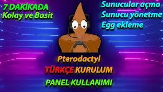 ADDING PANEL INSTALLATION AND PANEL EXPRESSION EGG IN 7 MINUTES IN PTERODACTYL