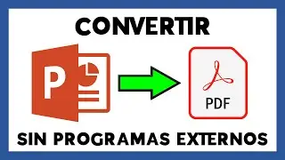 Cómo Convertir PowerPoint a PDF - Fácil y Rápido (Convertir PPTX a PDF)