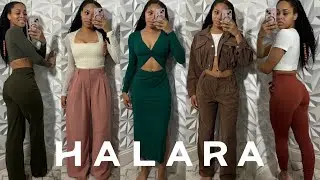 HALARA FALL OUTFIT + BLACK FRIDAY SALE TRY ON HAUL! SIZE GUIDE + REVIEW