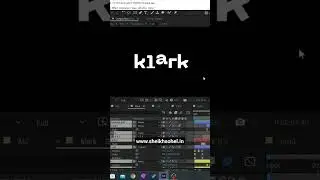 Klark Logo animation in after effects. 