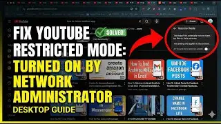 How to Fix YouTube Restricted Mode Turned On by Network Administrator (Updated )