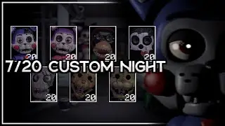 FNaC 2: Custom Night - 7/20 Mode Completed (FNaC, but Better)