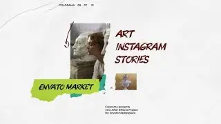 Top After Effects Projects: Art Instagram Stories + Free Font