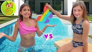 ENCUENTRA los POP IT en la PISCINA con 