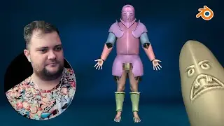 Древний рыцарь в Blender #11
