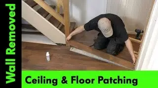The Wall is Gone....Patching floor and ceiling gaps