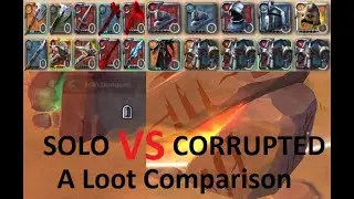 Loot from 50 Solo VS 50 Corrupted Dungeons | Albion Online