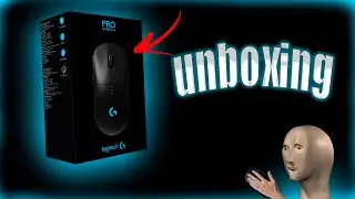 unboxing do mouse GPRO WIRELESS!!