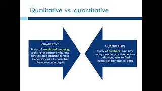 Qualitative & Mixed Methods
