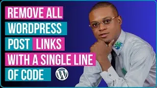 How to Remove All WordPress Post Links At Once