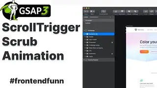 gsap scroll trigger animation - speed code