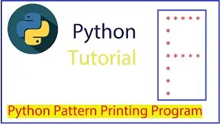 Printing Stars '*' in F Shape in python || Alphabet Pattern in python 