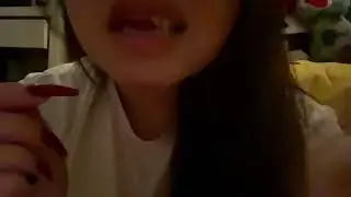 ASMR pt 3 teeth tapping + nail biting (no talking) 👄🦷🤫 🦷 👄