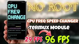 CPU SPEED CHANGER NO ROOT / CPU OVERCLOCK NO ROOT 