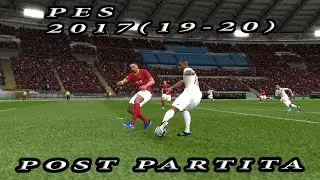 PES 2017 New Mod Gameplay Like eFootball PES2020 V3 Updated 19.10 ROMA VS MILAN  SERIE A
