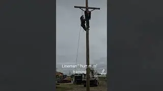 Lineman hurtman training. #lineman #utilities #america #trade