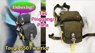 Tas Pinggang/Paha/Slempang - Tough 5501 warrior - Unboxing
