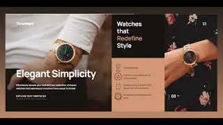 Online Watch Shop Slider || Slider Revolution 6