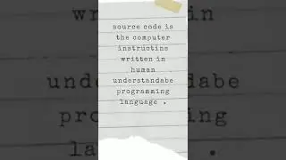 difference between source code and object code || C programming tutorial|| computer science #shorts