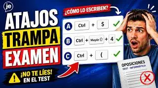 Atajos de teclado | Oposiciones Auxiliar y Administrativo