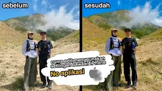 Cara mengedit foto menggunakan settingan bawaan iPhone tanpa aplikasi