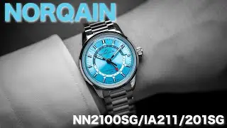 NORQAIN ノルケイン NN2100SG/IA211/201SG【フリーダム60 GMT ICE BLUE 40MM】