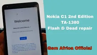 Nokia C1 2nd Edition TA-1380 Flash Dead Repair Pandora Box
