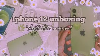 iPhone 12 mint green unboxing💚🌿 Aesthetic || Bangla || eng sub