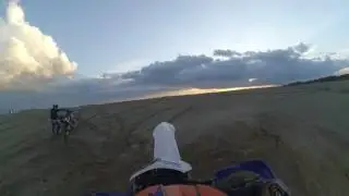 Берёзовские Пески, учимся правельно спрыгивать с мотоциклы)))