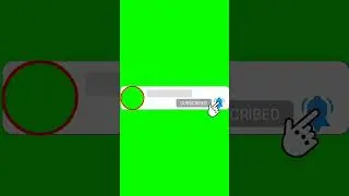 Channel Name Logo And Subscribe Button | Green Screen