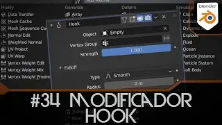 #34 Hook Modifier en Blender 2.9 - Modificadores Blender
